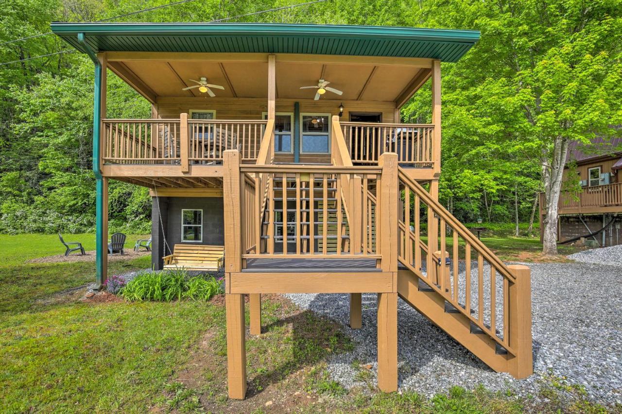 Cozy Riverfront Cabin With Fire Pit Fish And Explore! Murphy Exterior foto