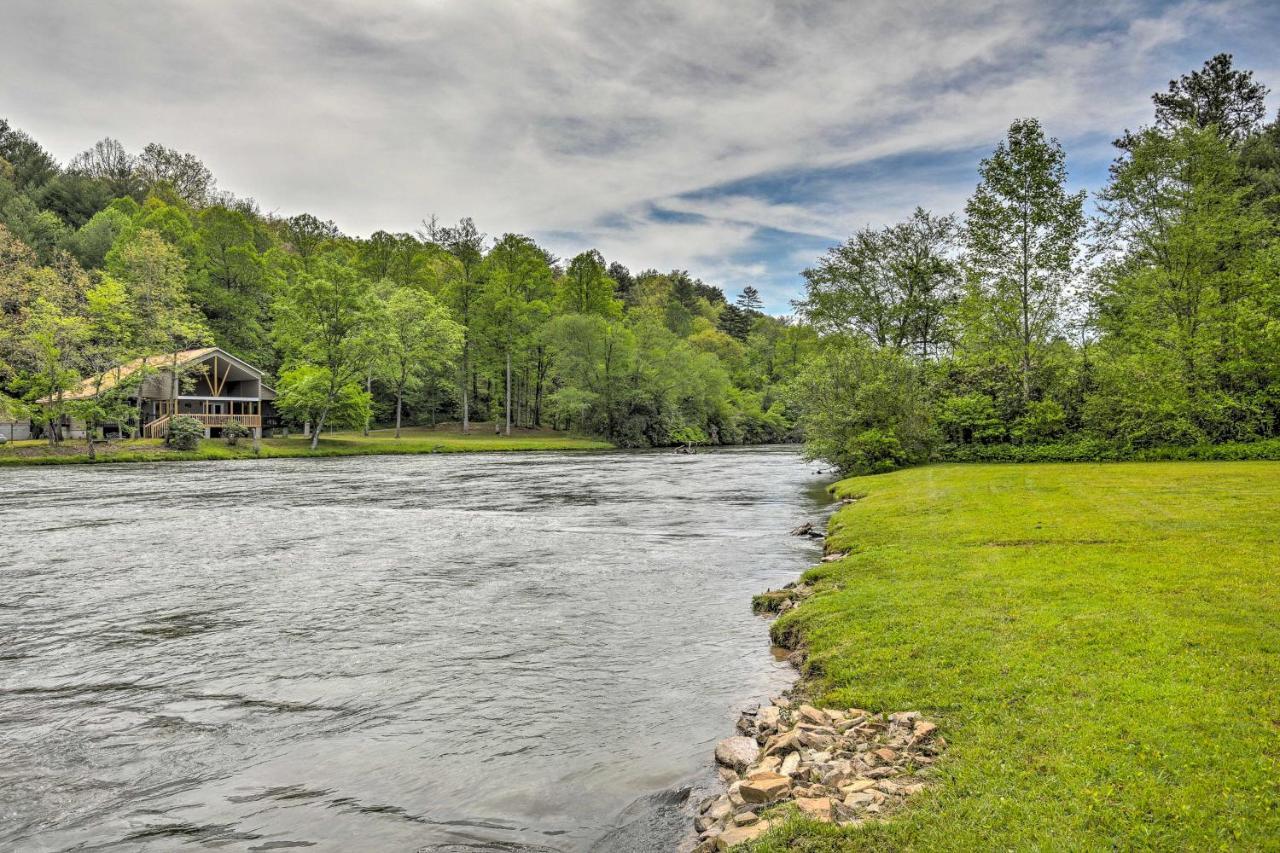 Cozy Riverfront Cabin With Fire Pit Fish And Explore! Murphy Exterior foto